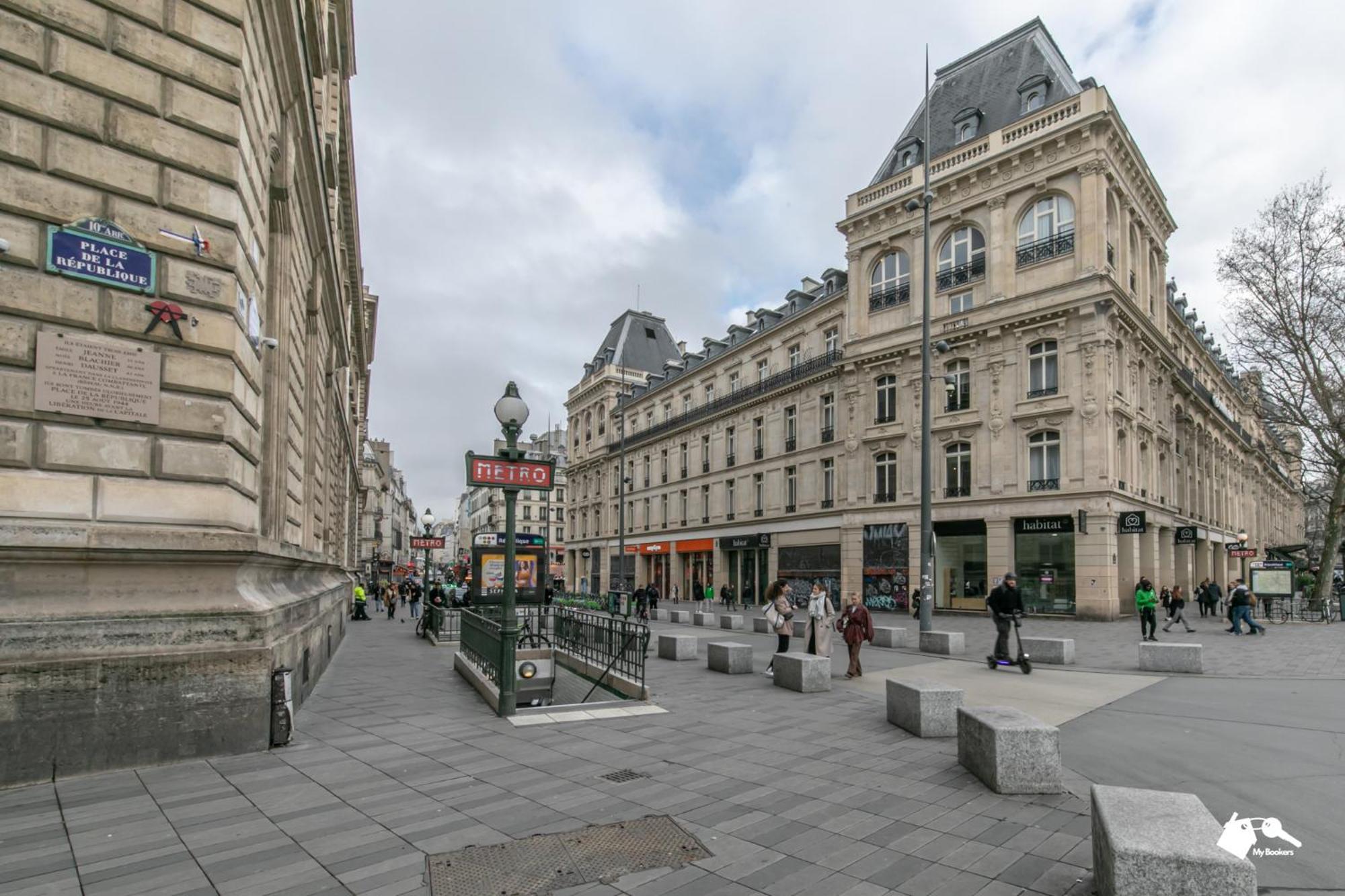 Mba - Splendide Appart - Gambey 2 - Proche Republique Parigi Esterno foto